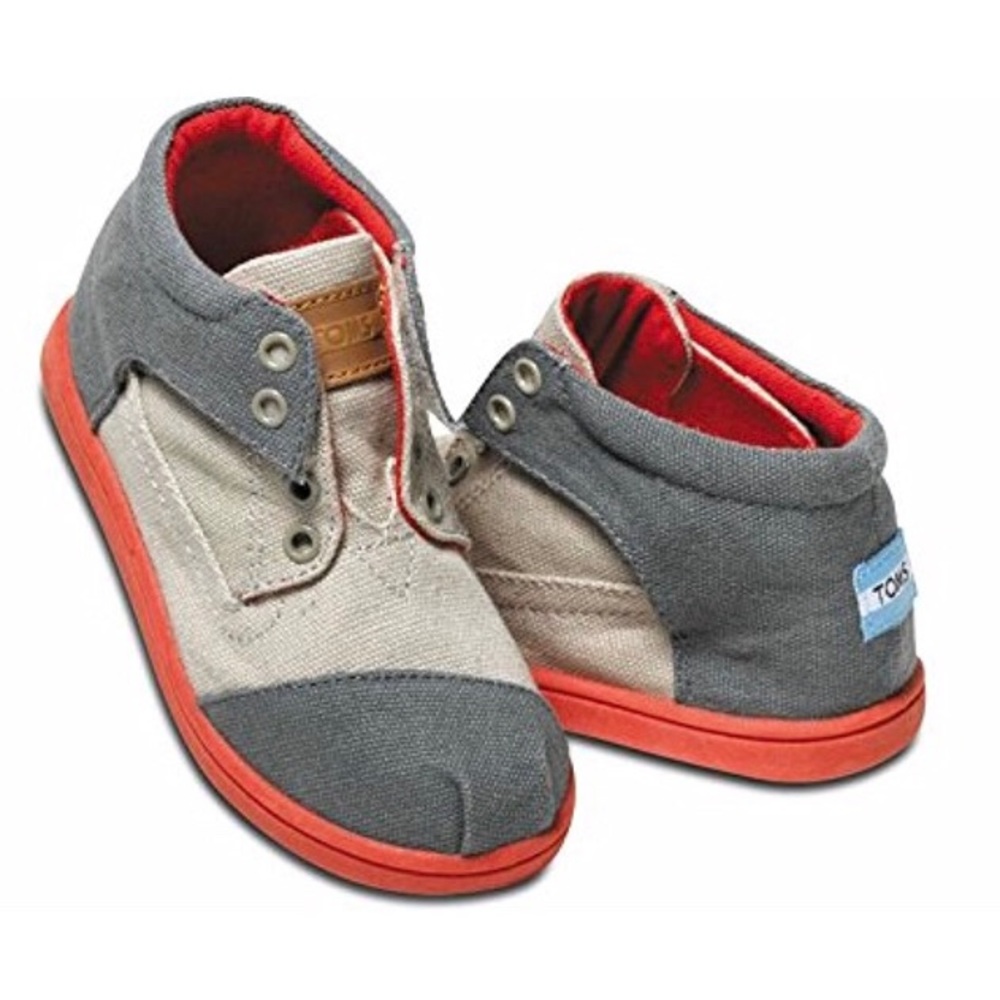 Toms Grey Color Block Botas NWT and Box